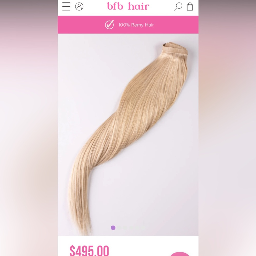 BFB Hair Blonde Hair Extension 14"
